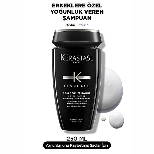 Kerastase Densifique Bain Densite Homme Erkekler İçin Yoğunluk Kazandıran Şampuan 250 ml - 7