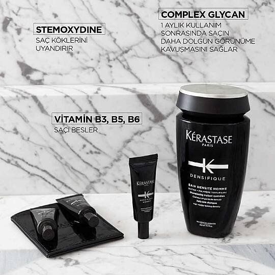 Kerastase Densifique Bain Densite Homme Erkekler İçin Yoğunluk Kazandıran Şampuan 250 ml - 5