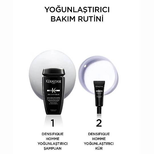 Kerastase Densifique Bain Densite Homme Erkekler İçin Yoğunluk Kazandıran Şampuan 250 ml - 2