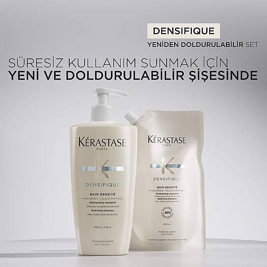 Kerastase Densifique Bain Densite Yoğunluk Kazandıran Şampuan Refill 500 ml - 4