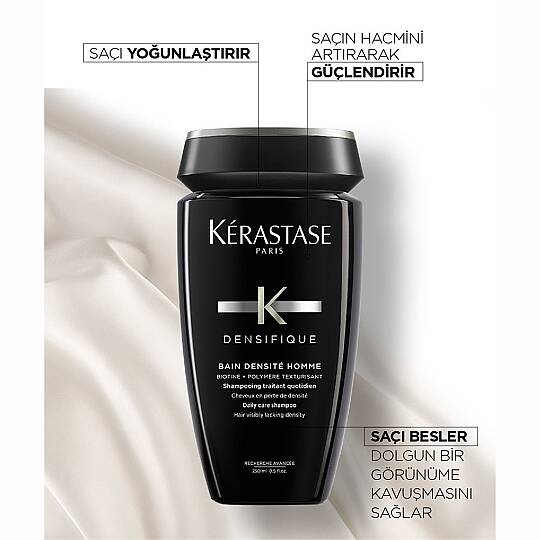Kerastase Densifique Homme Yoğunlaştırıcı Bakım Kürü 30x6 ml + Bain Densite Homme Şampuan 250 ml - 4