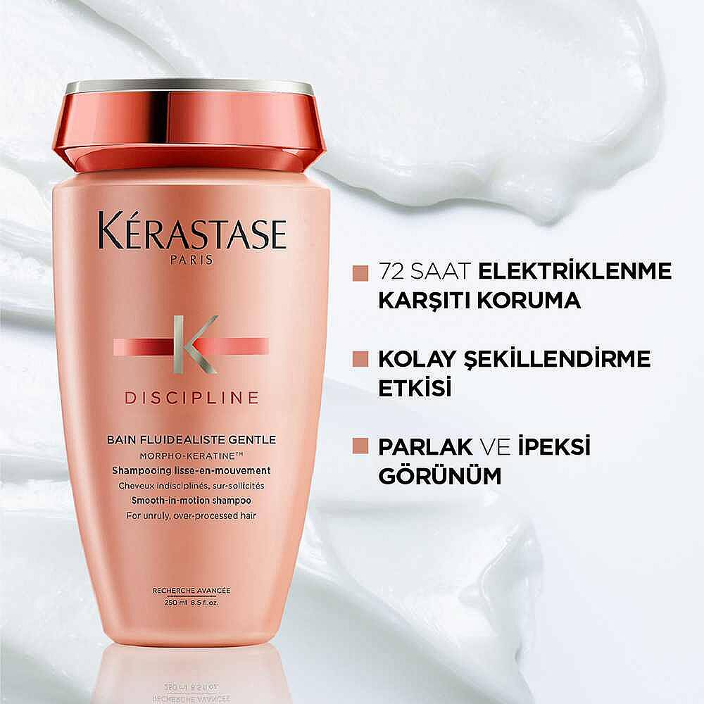 Kerastase Discipline Bain Fluidealiste Gentle Kolay Şekillendirme Sağlayan ve Elektriklenme Karşıtı Şampuan 250 ml - 7