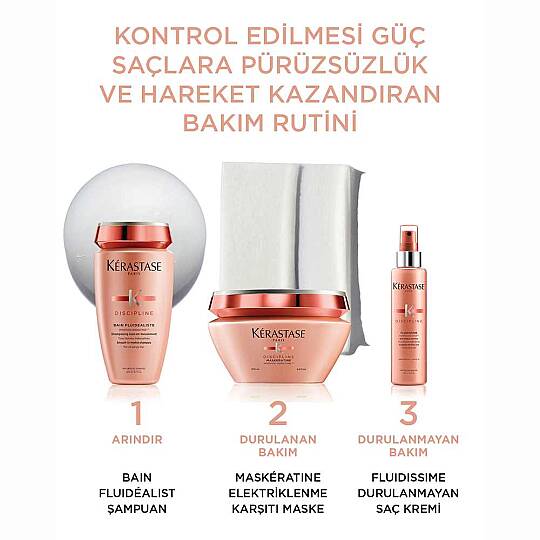 Kerastase Discipline Bain Fluidealiste Kolay Şekillendirme Sağlayan ve Elektriklenme Karşıtı Şampuan 250 ml - 4