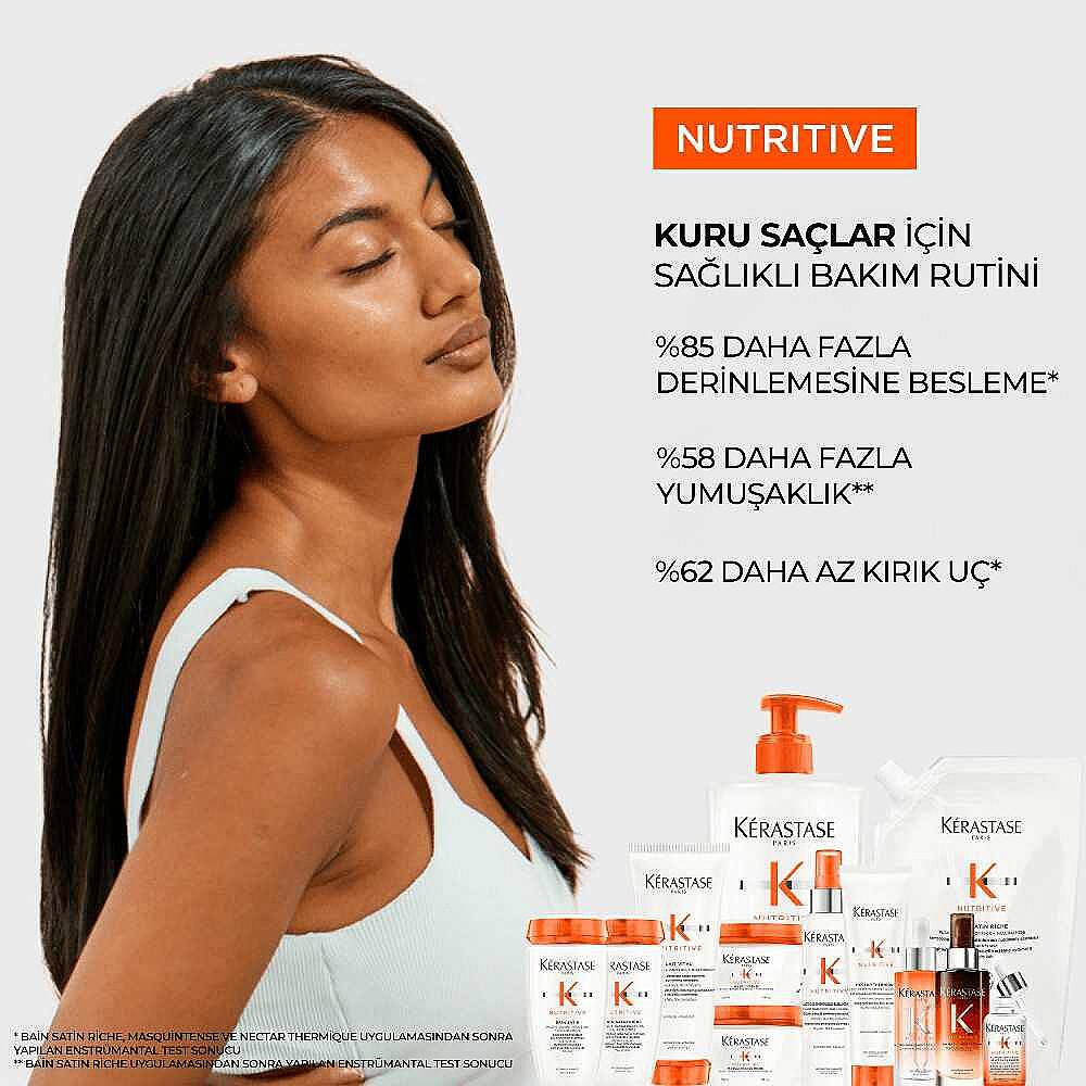 Kerastase Dökülme Karşıtı Güçlendirici Saç Bakım Seti ve Beyaz Düz Çanta - 2