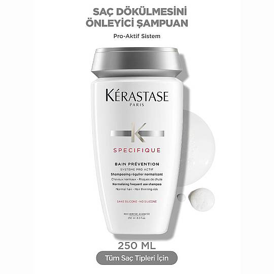 Kerastase Dökülme Karşıtı Saç Bakım Seti ve Beyaz Düz Çanta - 7