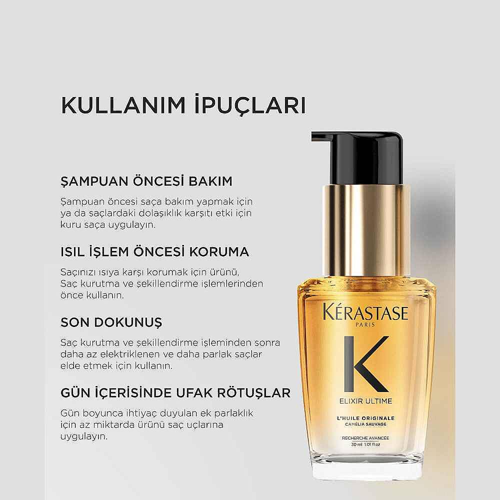 Kerastase Dökülme Karşıtı Saç Bakım Seti ve Pink Flat Pouch - 4