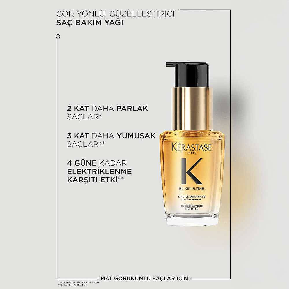 Kerastase Dökülme Karşıtı Saç Bakım Seti ve Purple Flat Pouch - 7