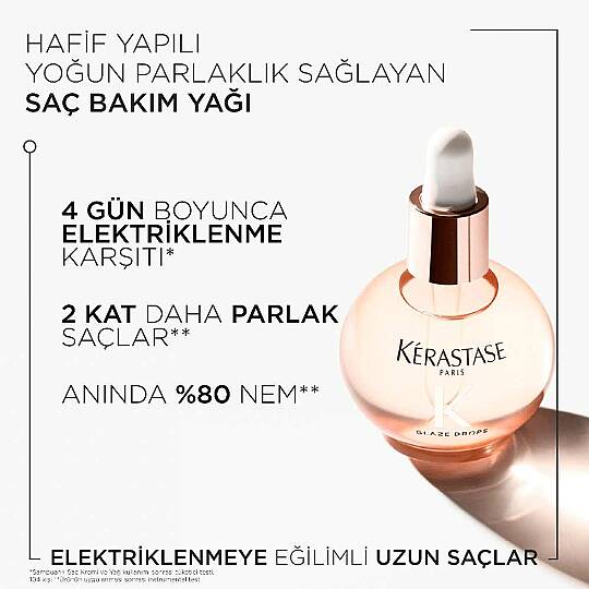 Kerastase Elektriklenmeye Eğilimli Saçlar İçin Bakım Seti ve Pink Flat Pouch - 8