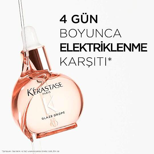 Kerastase Elektriklenmeye Eğilimli Saçlar İçin Bakım Seti ve Pink Flat Pouch - 7