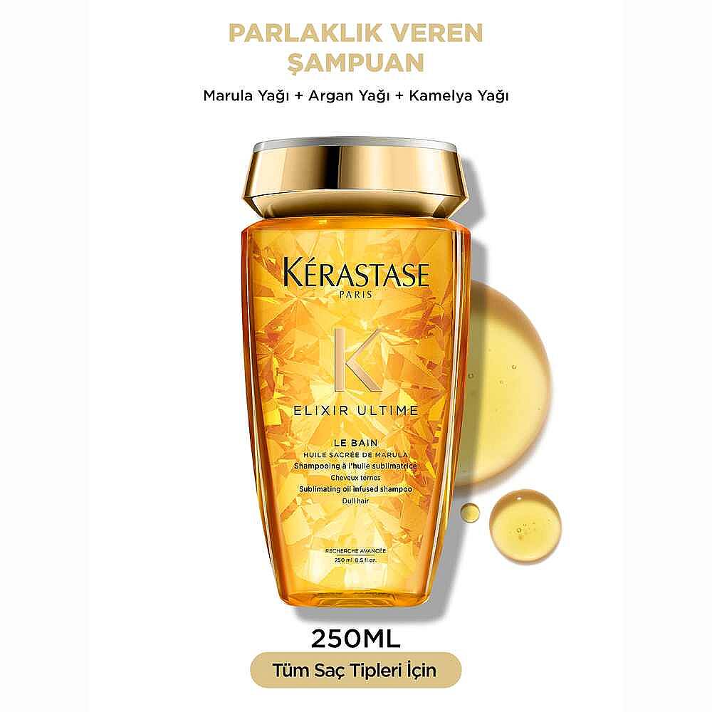 Kerastase Elixir Ultime Le Bain Parlaklık Veren Şampuan 250 ml - 7