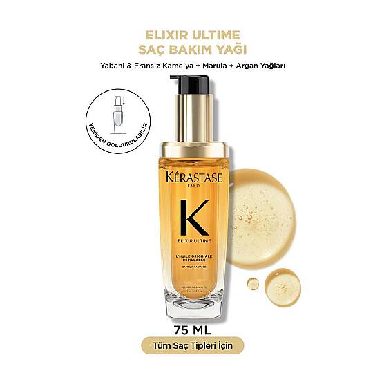 Kerastase Elixir Ultime L'Huile Originale Saç Yağı 75 ml - 13