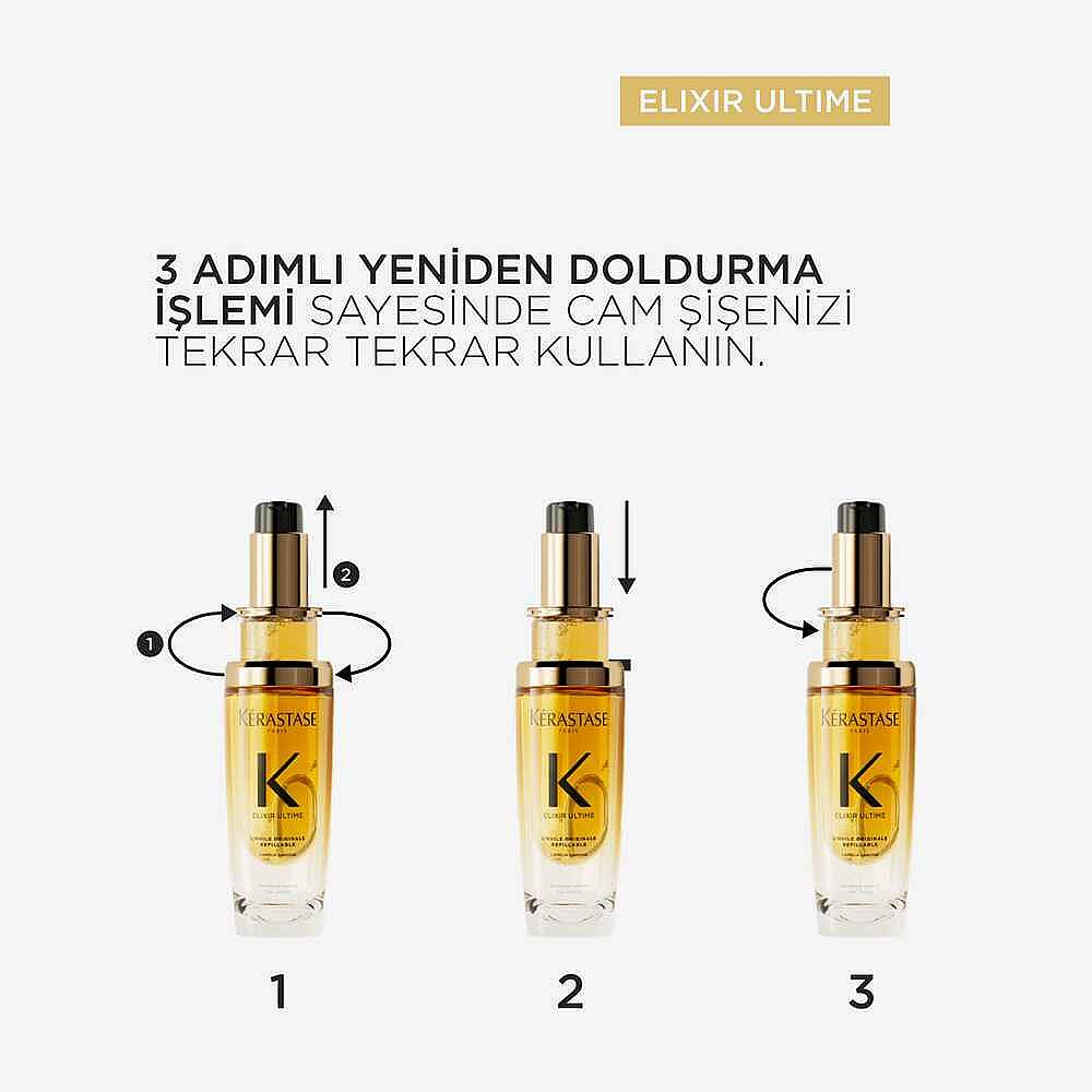 Kerastase Elixir Ultime L'Huile Originale Saç Yağı Refill 75 ml - 9
