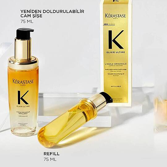 Kerastase Elixir Ultime Refill Saç Bakım Seti - 5