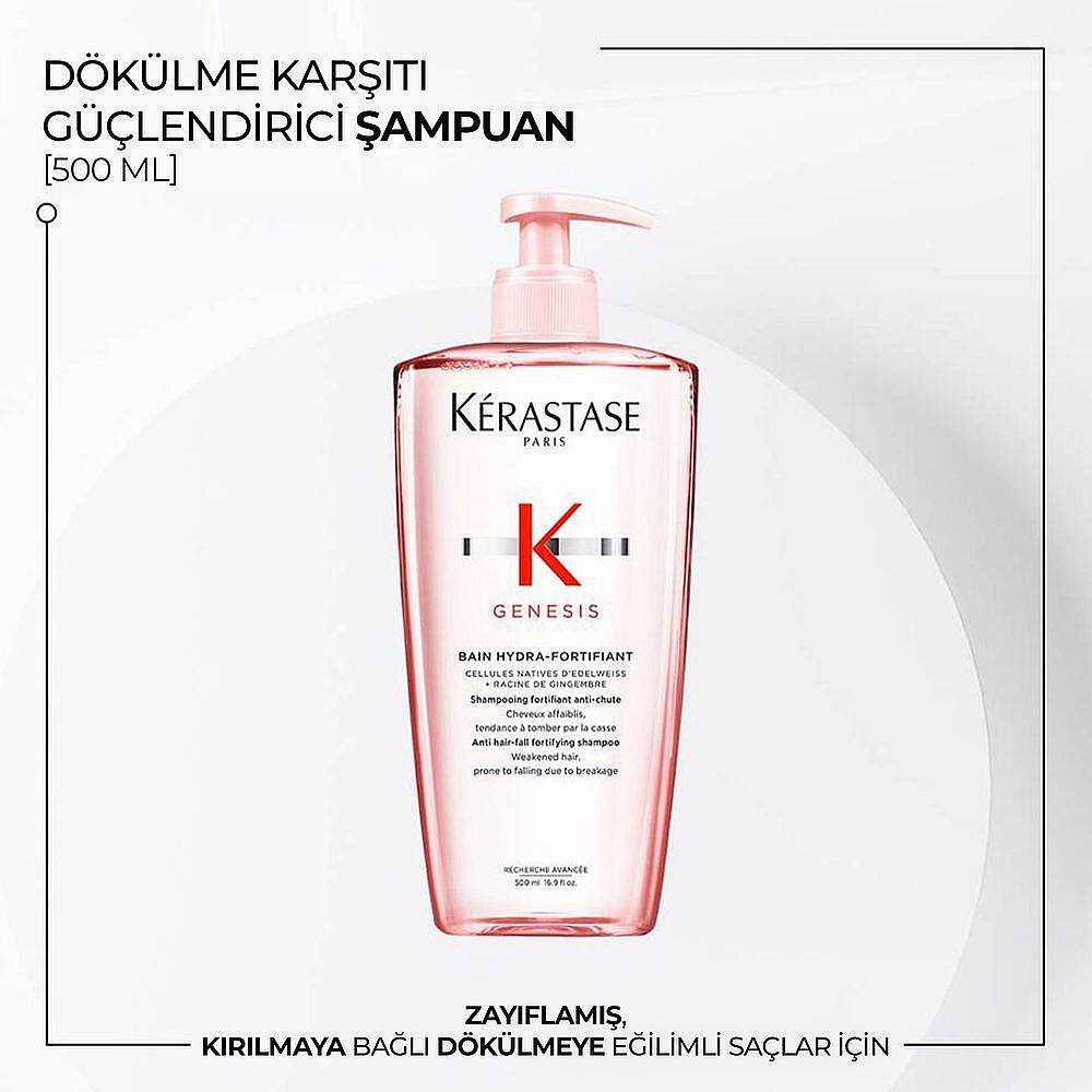 Kerastase Genesis Bain Hydra Fortifiant Dökülme Karşıtı Güçlendirici Şampuan 500 ml - 4