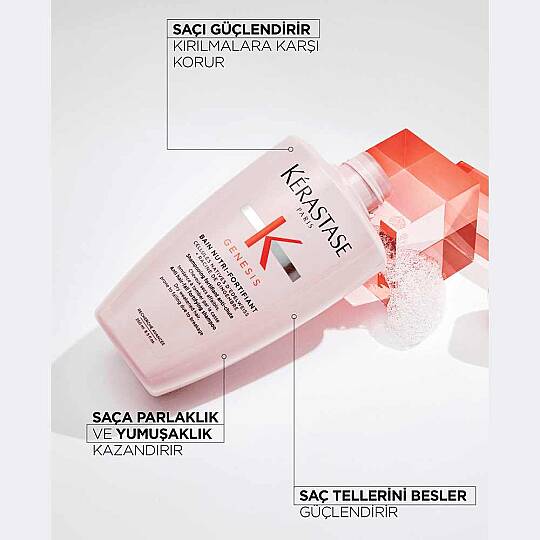Kerastase Genesis Bain Riche Dökülme Karşıtı Güçlendirici Şampuan Seti - 7