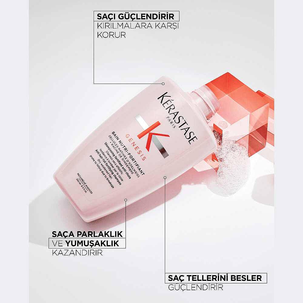 Kerastase Genesis Bain Riche Dökülme Karşıtı Güçlendirici Şampuan Seti - 7
