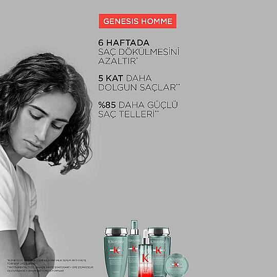Kerastase Genesis Homme Bain de Force Quotidien Güçlendirici Şampuan 250 ml - 6