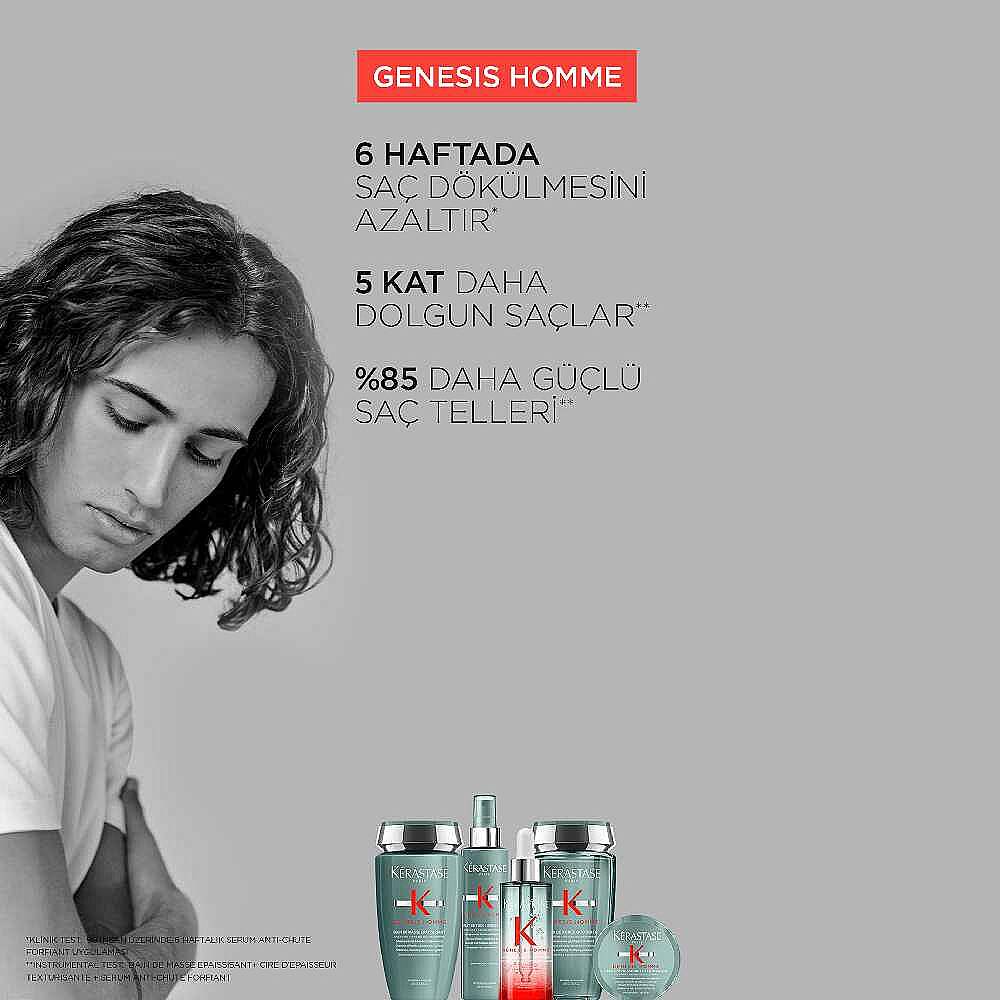 Kerastase Genesis Homme Bain de Force Quotidien Güçlendirici Şampuan 250 ml - 6