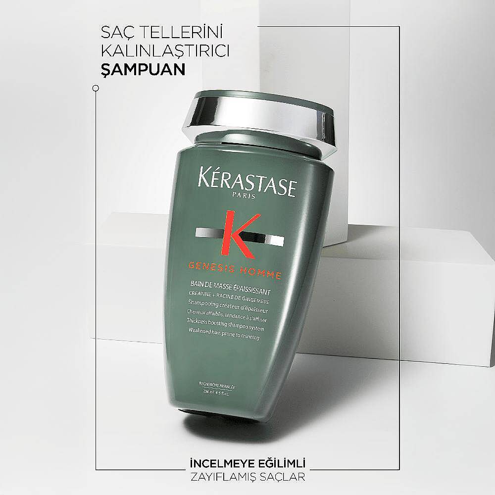 Kerastase Genesis Homme Bain de Masse Yoğunlaştırıcı Şampuan 250 ml - 4