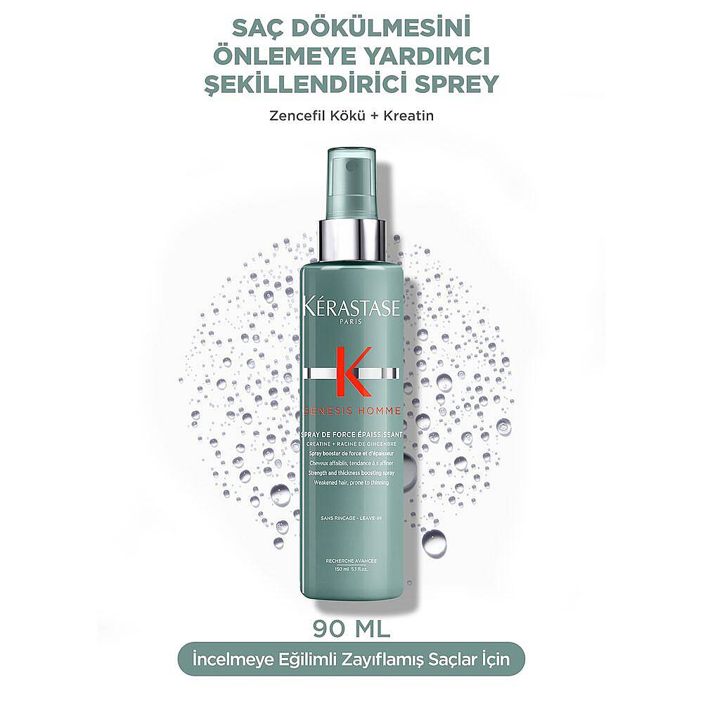 Kerastase Genesis Homme Erkeklere Özel Yoğunlaştırıcı Saç Bakım Seti - 2