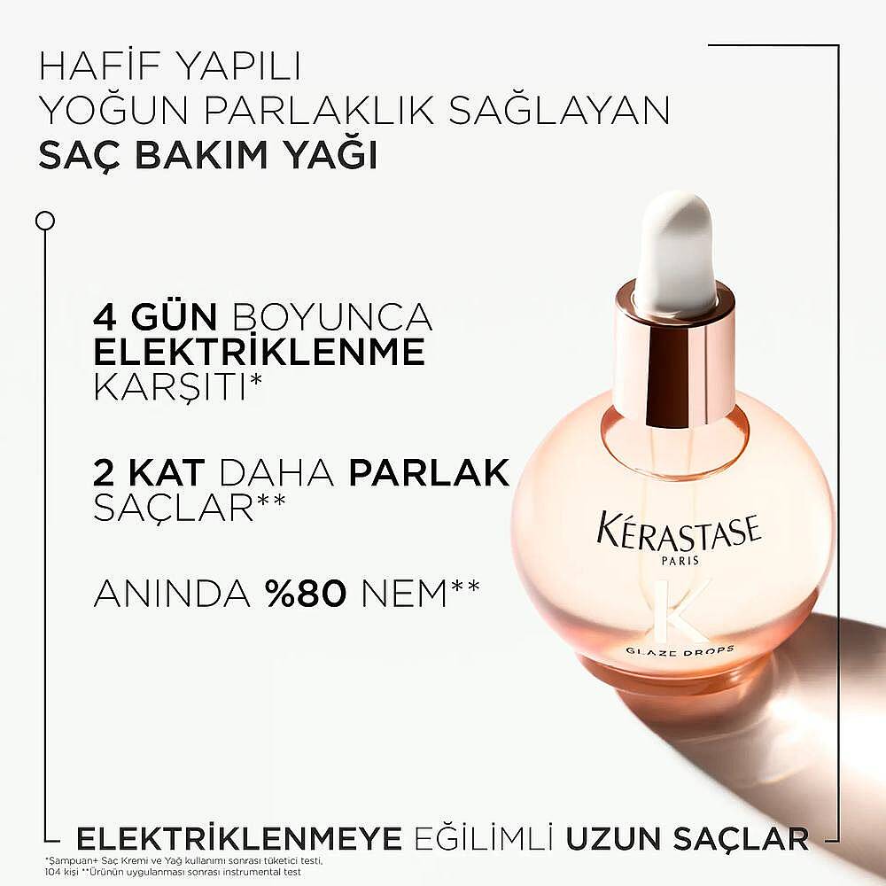 Kerastase Gloss Absolu Elektriklenme Karşıtı Parlaklık ve Isı Koruması Sağlayan 3'lü Bakım Rutini - 3