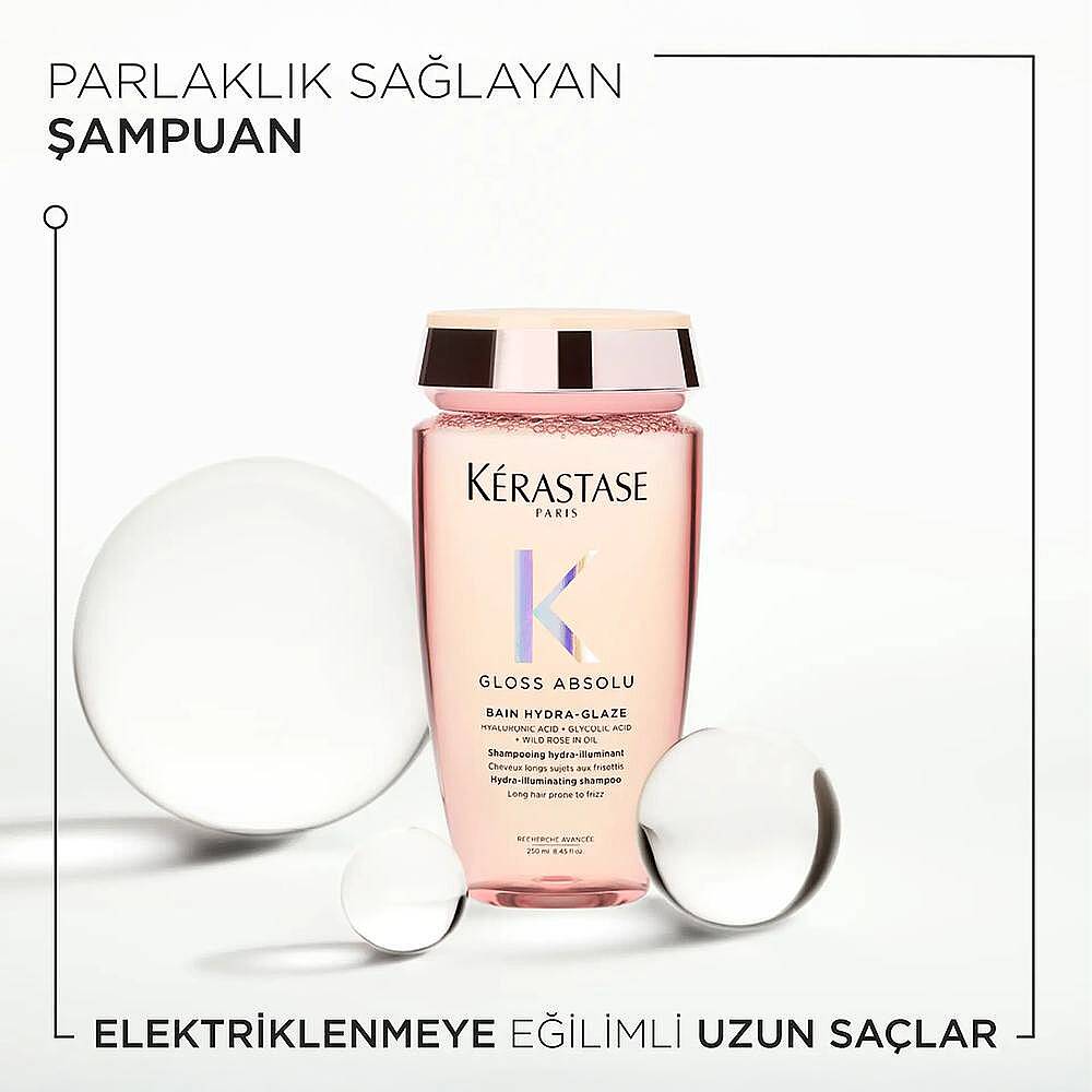 Kerastase Gloss Absolu Elektriklenmeye Eğilimli Saçlar için Parlaklık Veren 2'li Set - 4