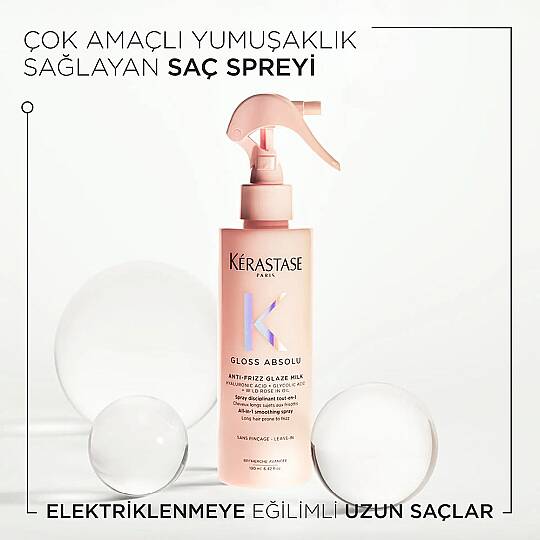 Kerastase Gloss Absolu Elektriklenmeye Eğilimli Saçlar için Parlaklık Veren 2'li Set - 2