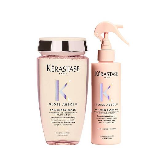 Kerastase Gloss Absolu Elektriklenmeye Eğilimli Saçlar için Parlaklık Veren 2'li Set