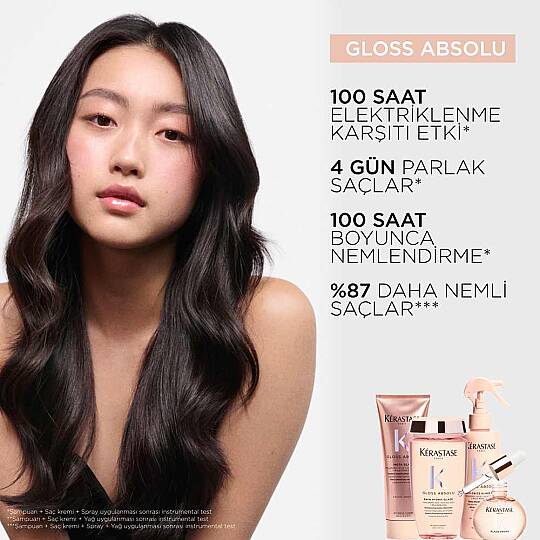 Kerastase Gloss Absolu Glaze Drops Elektriklenmeye Eğilimli Saçlar İçin Saç Bakım Yağı 45 ml - 2