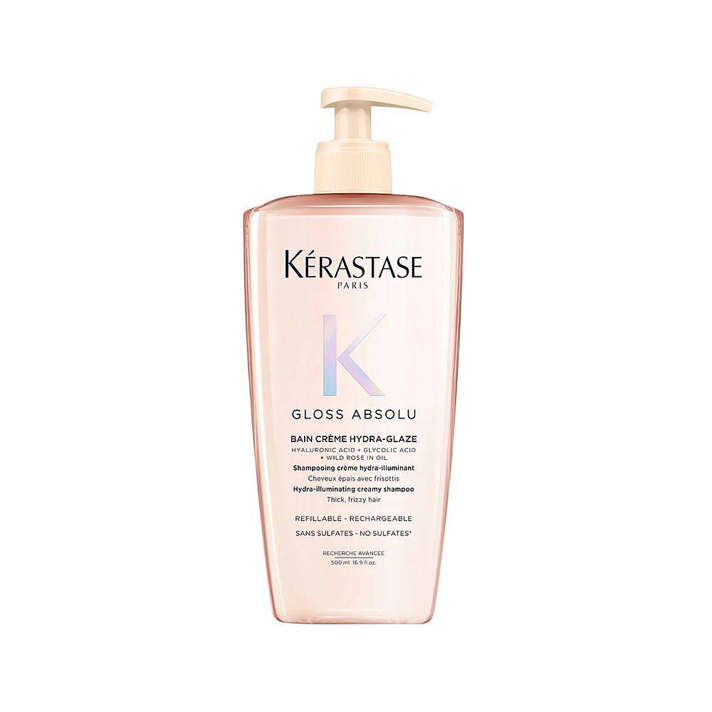 Kerastase Gloss Absolu Kalın Telli ve Elektriklenmeye Eğilimli Saçlar İçin Nemlendiren ve Parlaklık Artıran Kremsi Şampuan 500 ml - 1