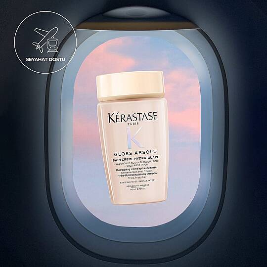 Kerastase Gloss Absolu Kalın Telli ve Elektriklenmeye Eğilimli Saçlar İçin Nemlendiren ve Parlaklık Artıran Kremsi Şampuan 80 ml - 4