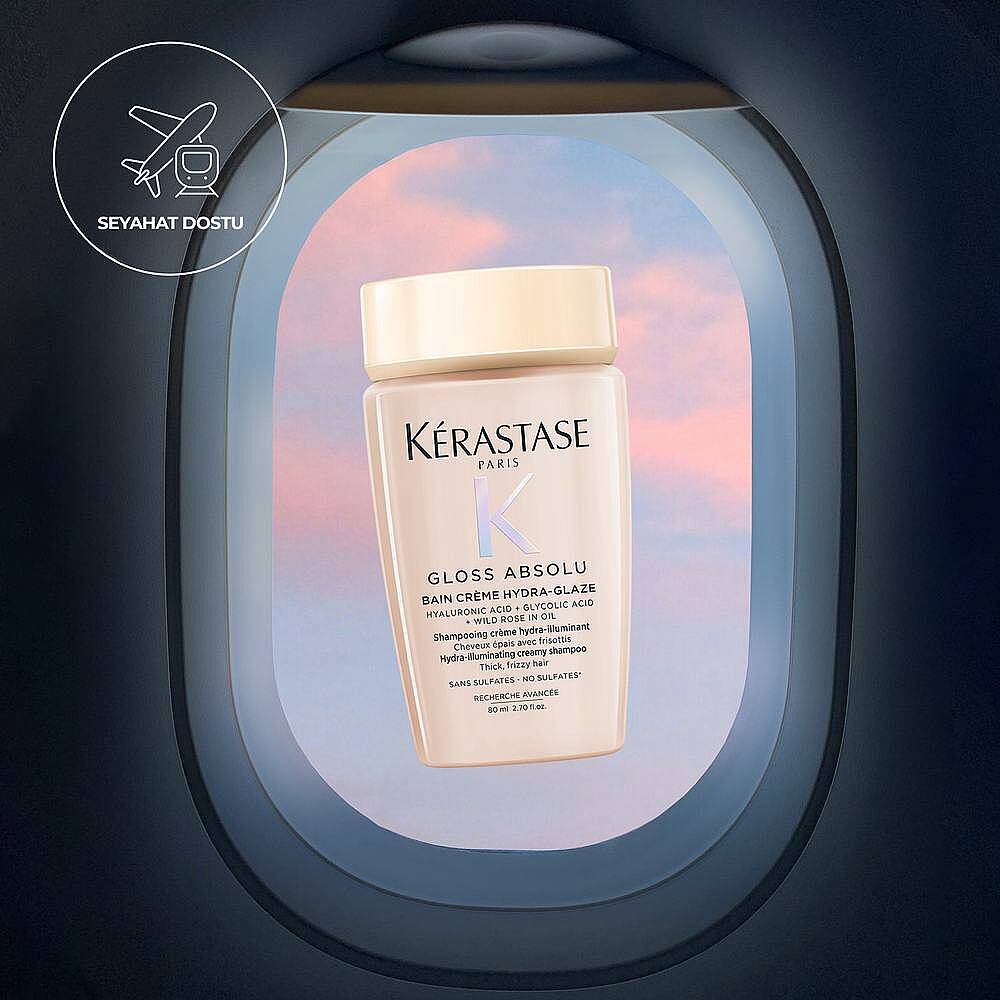 Kerastase Gloss Absolu Kalın Telli ve Elektriklenmeye Eğilimli Saçlar İçin Nemlendiren ve Parlaklık Artıran Kremsi Şampuan 80 ml - 4
