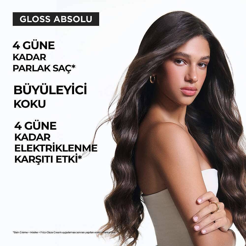 Kerastase Gloss Absolu Kalın Telli ve Elektriklenmeye Eğilimli Saçlar İçin Nemlendiren ve Parlaklık Artıran Kremsi Şampuan 80 ml - 3