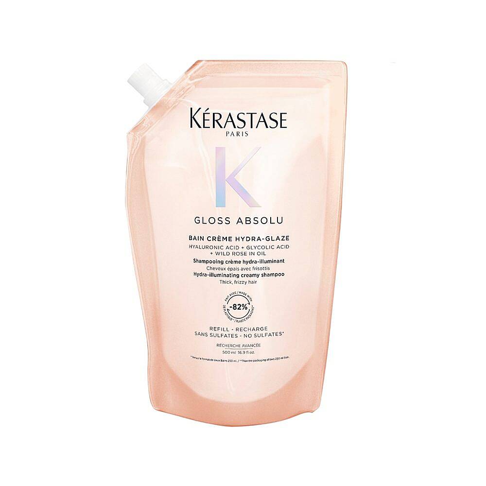 Kerastase Gloss Absolu Kalın Telli ve Elektriklenmeye Eğilimli Saçlar İçin Nemlendiren ve Parlaklık Artıran Kremsi Şampuan Refill 500 ml - 1