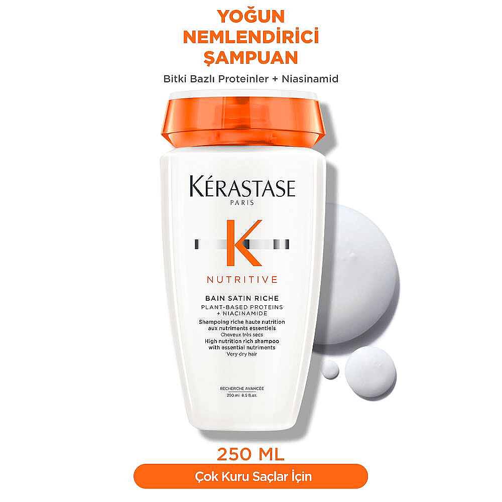 Kerastase Nemlendirici Bakım Seti ve Beyaz Düz Çanta - 6