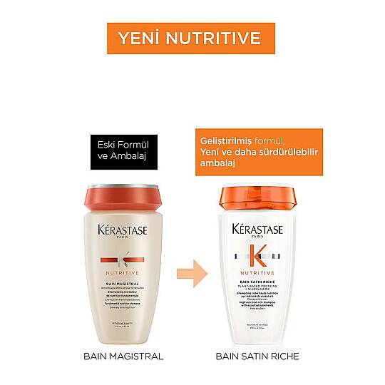 Kerastase Nutritive Bain Satin Riche Yoğun Nemlendirici Şampuan 250 ml - 6