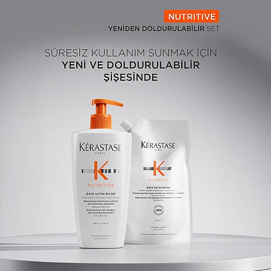 Kerastase Nutritive Bain Satin Riche Yoğun Nemlendirici Şampuan 500 ml - 3