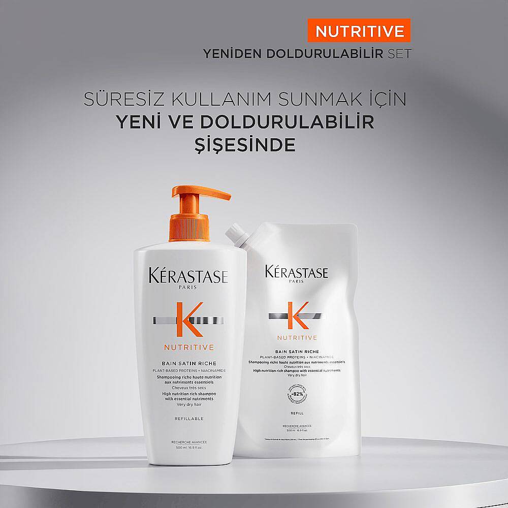 Kerastase Nutritive Bain Satin Riche Yoğun Nemlendirici Şampuan 500 ml - 3