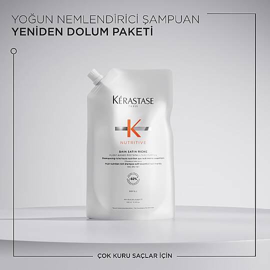 Kerastase Nutritive Bain Satin Riche Yoğun Nemlendirici Şampuan Refill 500 ml - 3