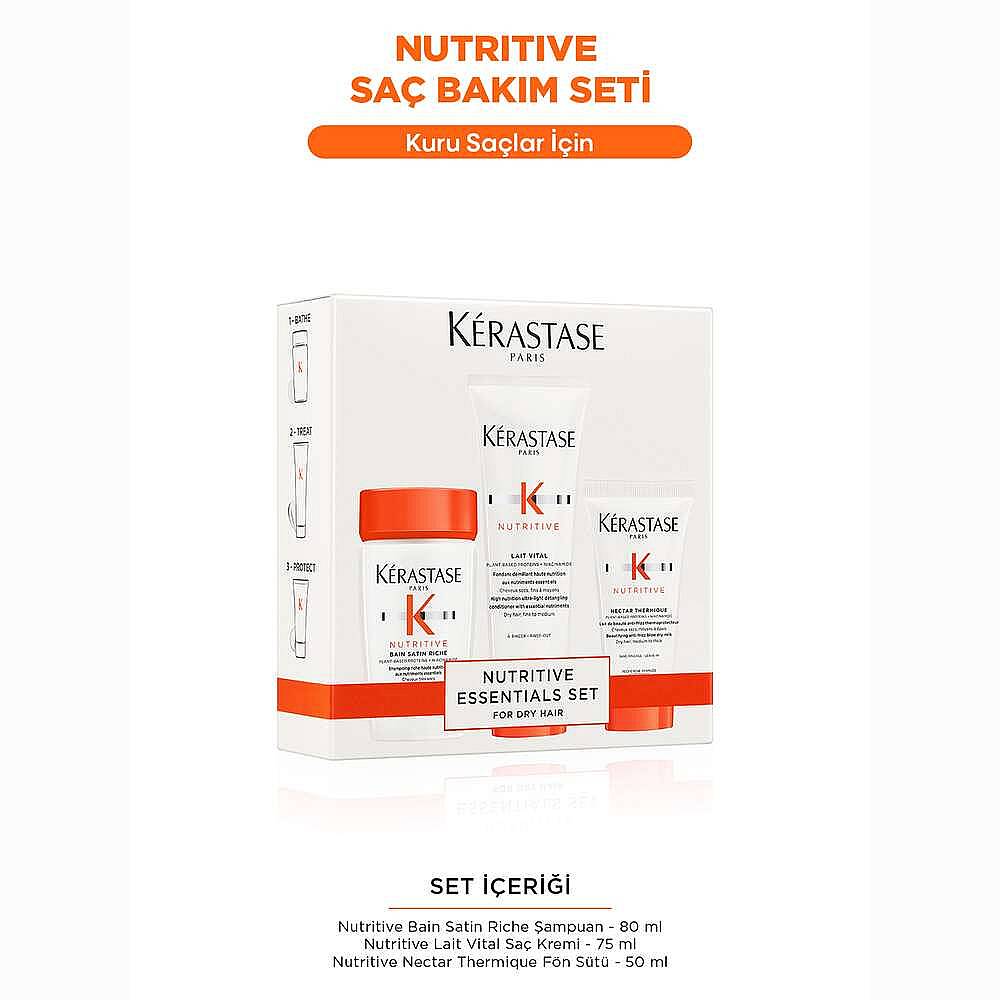 Kerastase Nutritive Kuru Saçlar İçin Bakım Seti - 7