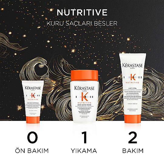 Kerastase Nutritive Kuru Saçlar İçin Bakım Seti - 6