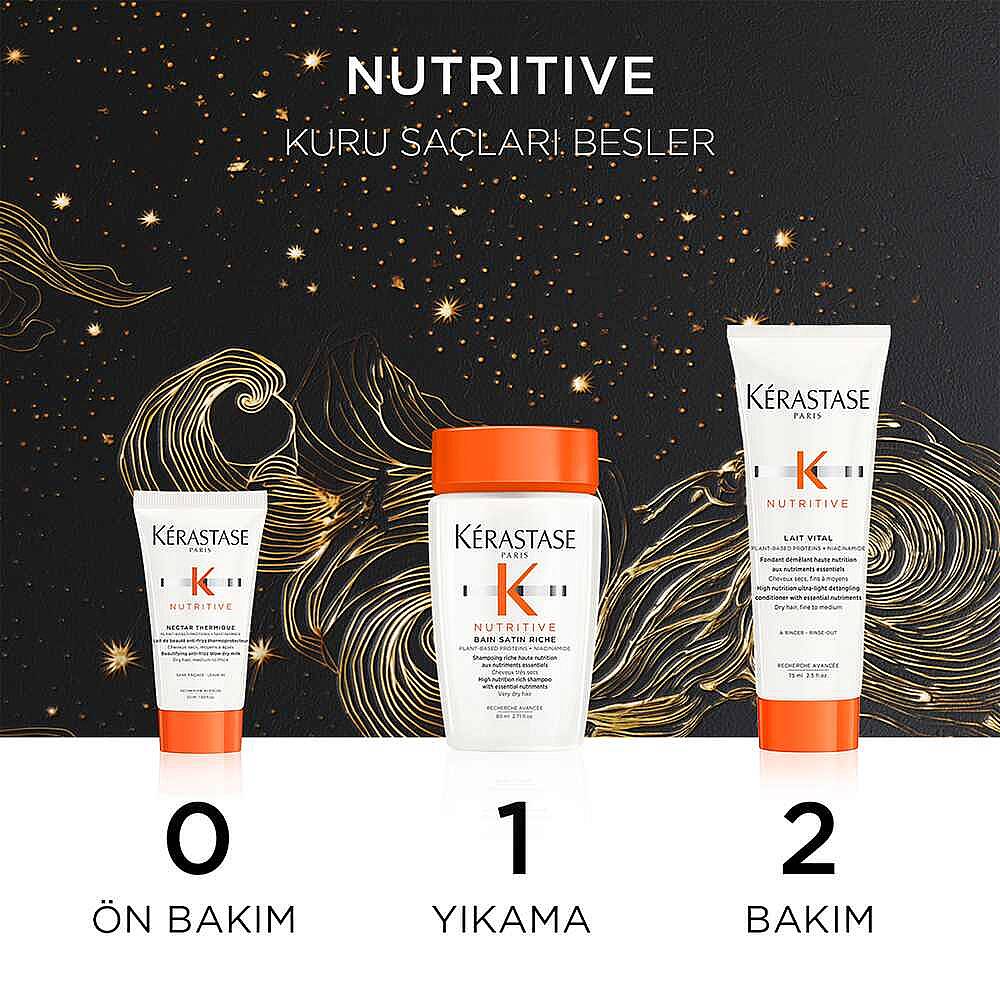 Kerastase Nutritive Kuru Saçlar İçin Bakım Seti - 6