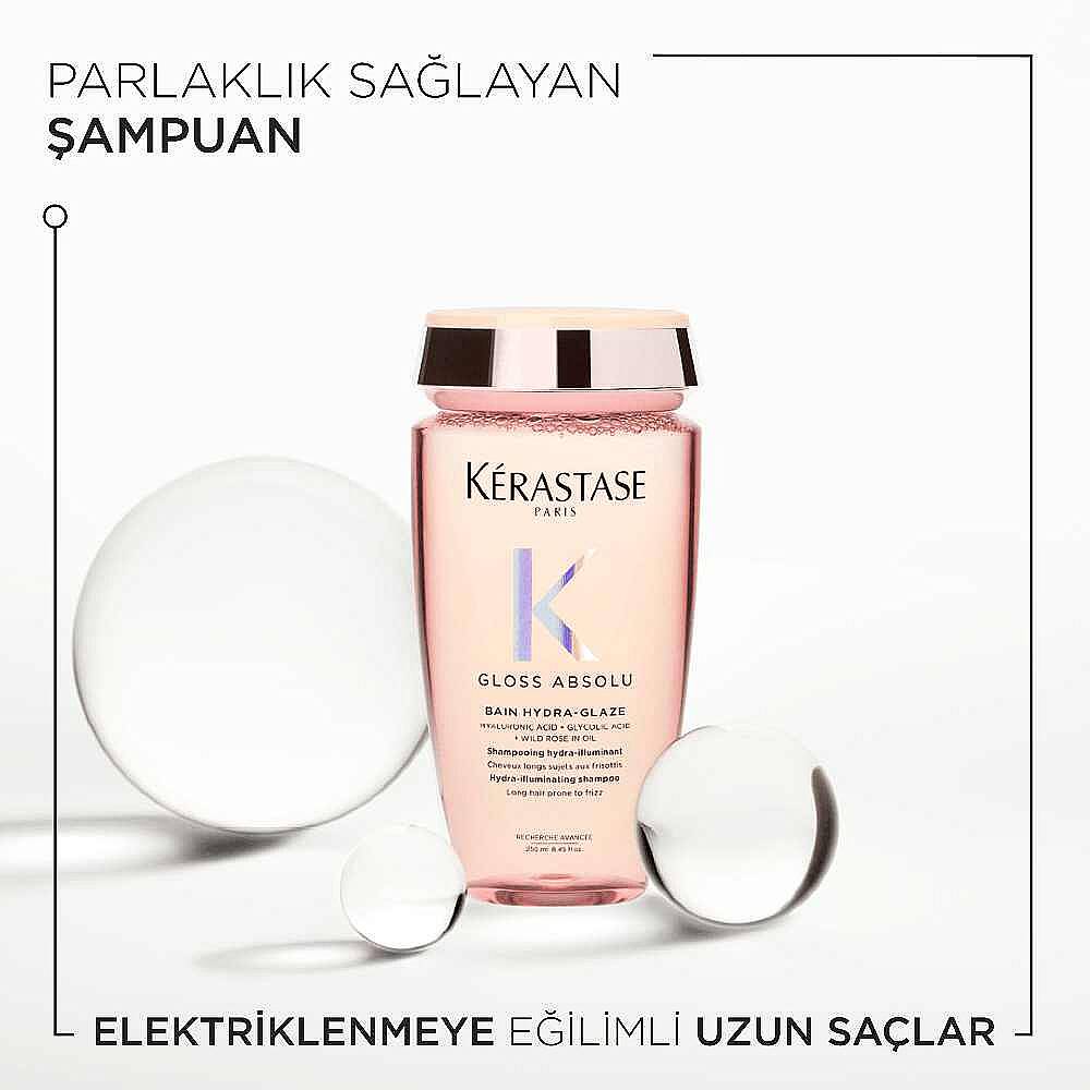 Kerastase Parlaklık Veren Besleyici Bakım Seti ve Beyaz Düz Çanta - 5