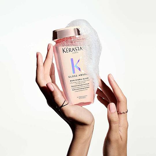 Kerastase Parlaklık Veren Saç Bakım Seti ve Purple Flat Pouch - 8