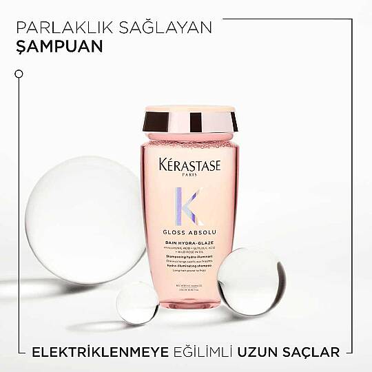 Kerastase Parlaklık Veren Saç Bakım Seti ve Purple Flat Pouch - 6