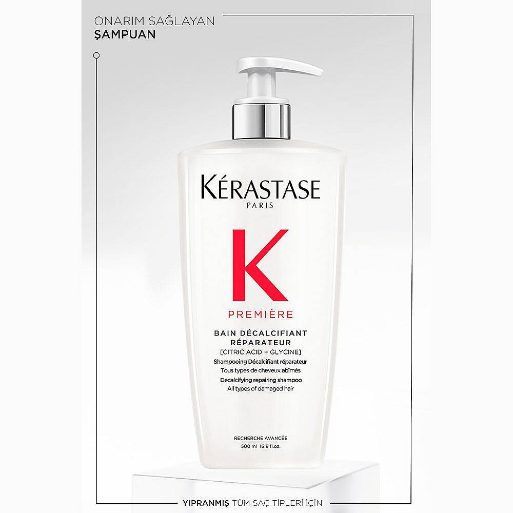 Kerastase Premiere Bain Decalcifiant Reparateur Yıpranmış Saçlar için Onarım Sağlayan Şampuan 500 ml - 3