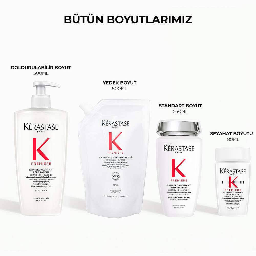 Kerastase Premiere Bain Decalcifiant Reparateur Yıpranmış Saçlar için Onarım Sağlayan Şampuan 80 ml - 4