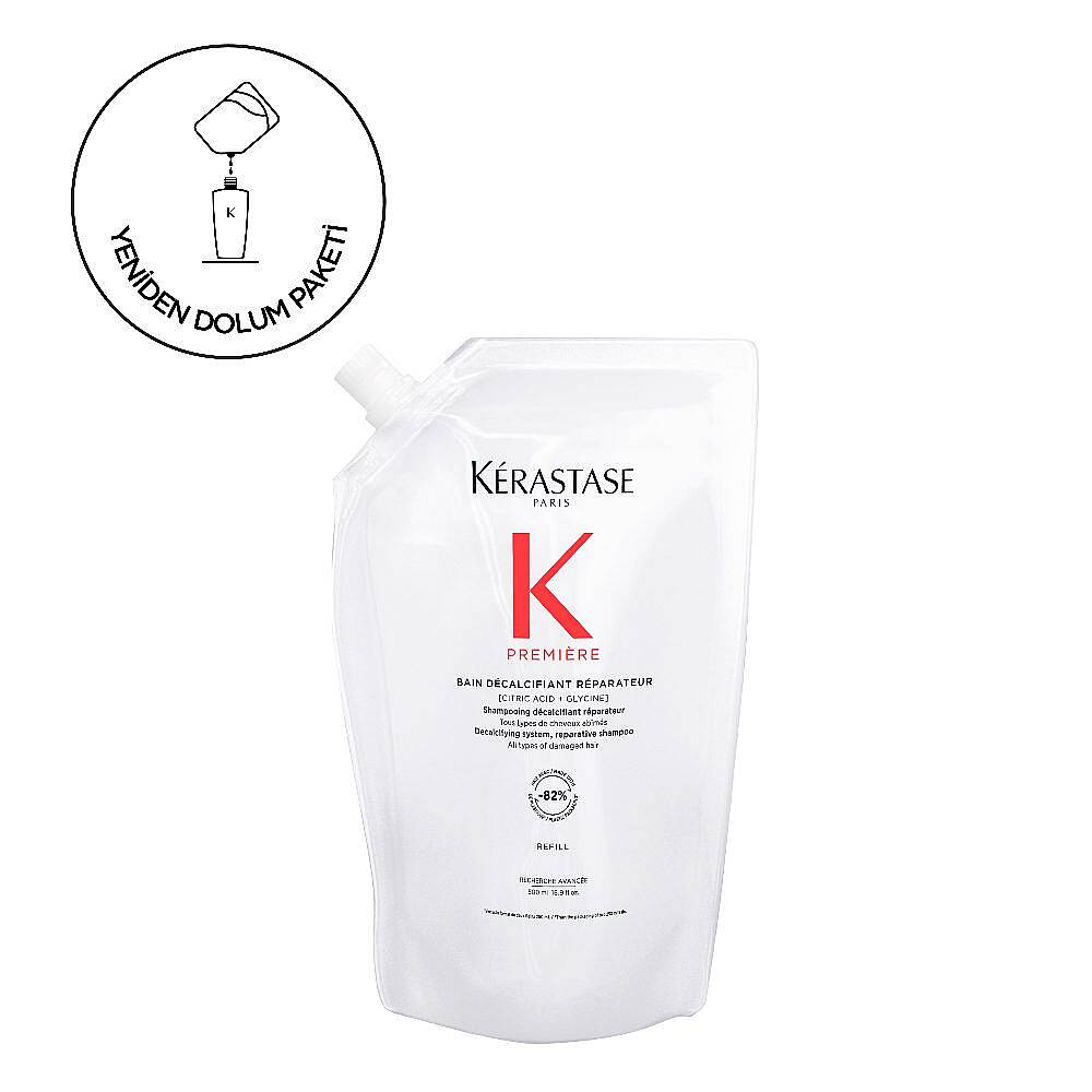 Kerastase Premiere Bain Decalcifiant Reparateur Yıpranmış Saçlar için Onarım Sağlayan Şampuan Refill 500 ml - 2