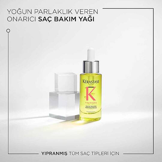 Kerastase Premiere Huile Gloss Reparatrice Yoğun Parlaklık Veren Onarıcı Saç Bakım Yağı 30 ml - 7