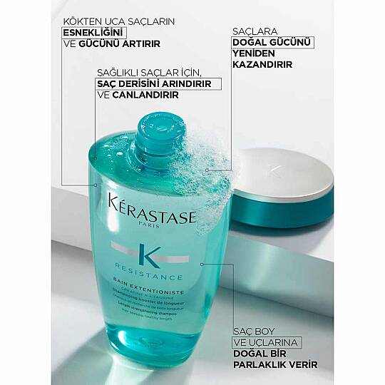 Kerastase Resistance Bain Extentioniste Daha Sağlıklı Uzayan Güçlü Saçlar İçin Onarıcı Şampuan 250 ml - 10